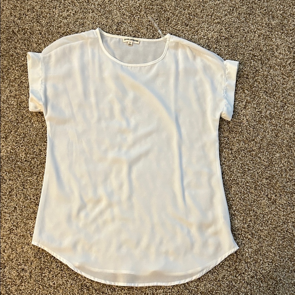 Zenana Sheer White Women's Blouse